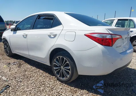 2015 Toyota Corolla S Plus from USA, damaged, VIN 5YFBURHE2FP325071